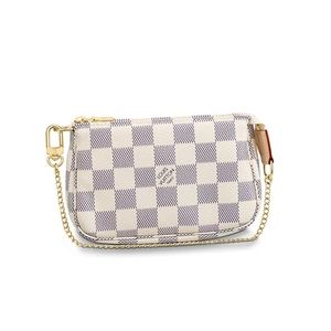 🚫SOLD Louis Vuitton Mini Pochette Accessoires in Damier Azur